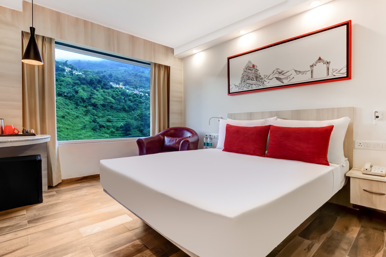 Deluxe Room at Hotel Mahananda near Neelkanth Mahadev Temple